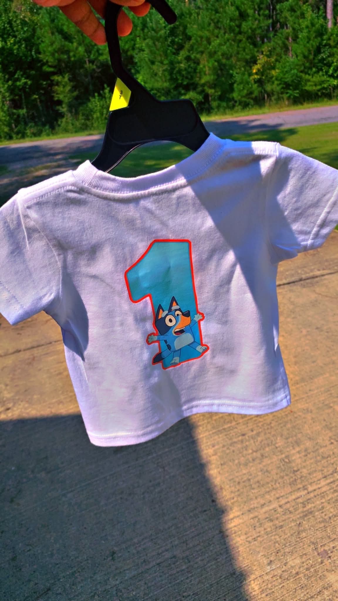 Bluey & Bingo Custom Birthday Outfit – Personalized Shirt & Jeans Set