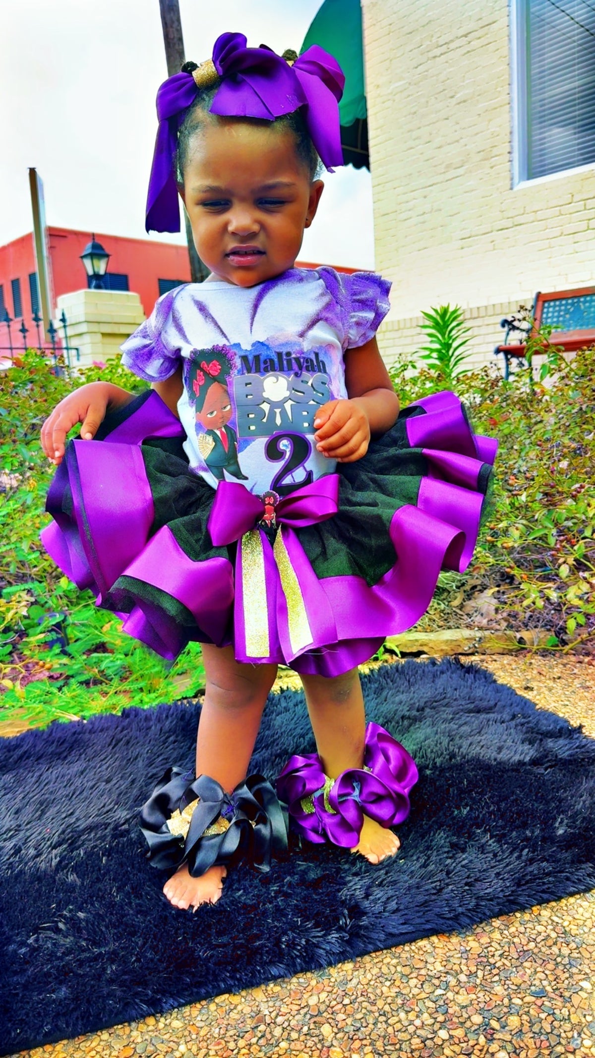 Custom Birthday Tutu & Personalized Shirt Set