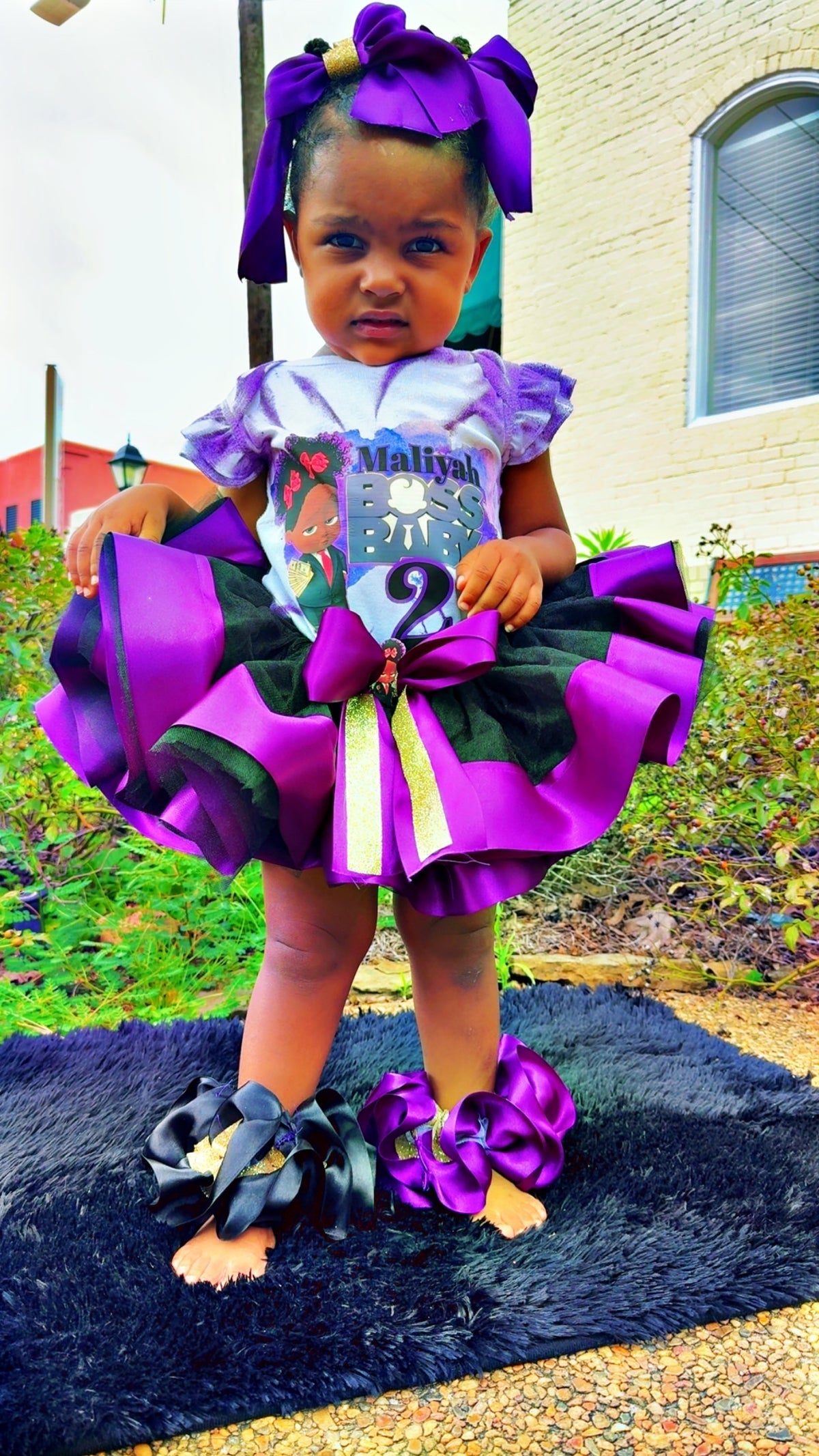 Custom Birthday Tutu & Personalized Shirt Set